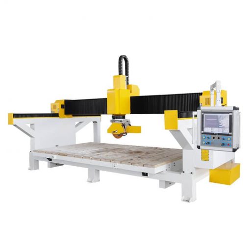 5 Axis CNC Stone Cutting Bridge Saw for Quartz Granite Marble