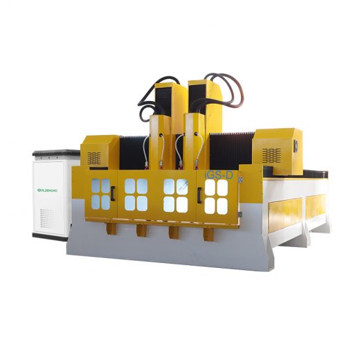 CNC 3D Stone Carving Machine With 4th Axis Rotary