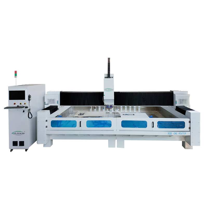 cnc machine marble cutting front