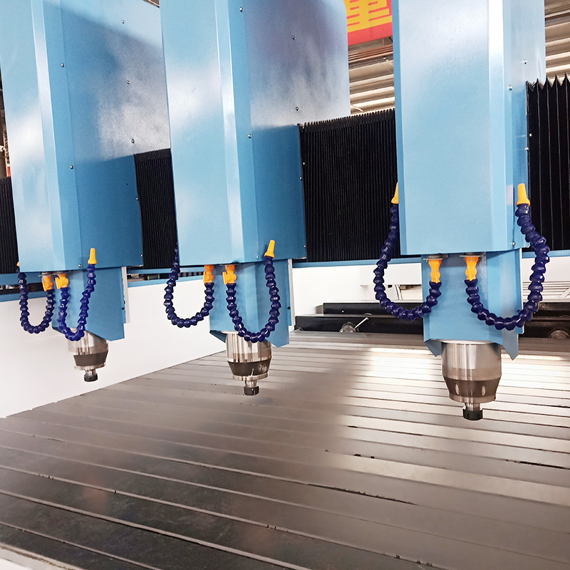The spindle of the cnc marble carving machine