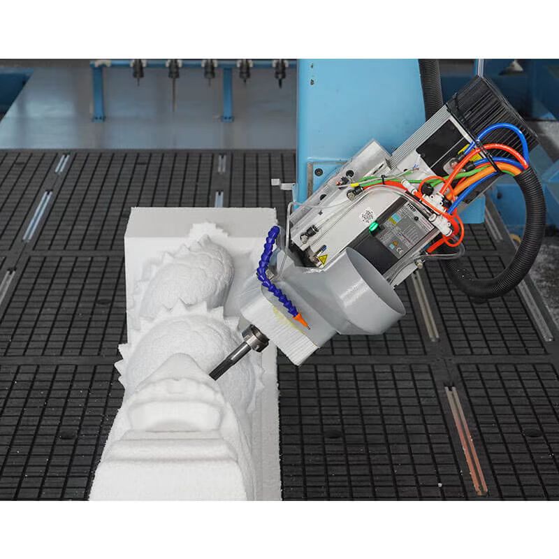 EPS foam CNC router at work 