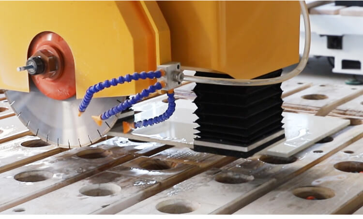 CNC Stone Cutting Machine at work